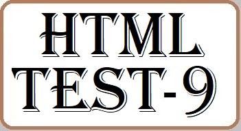 HTML | Test 9